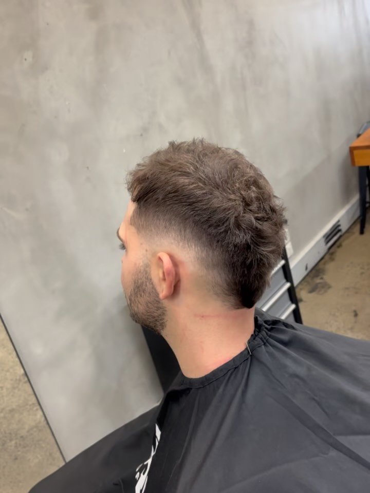 Burst Fade Mullet