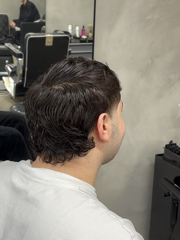 Taper Mullet (Curly)