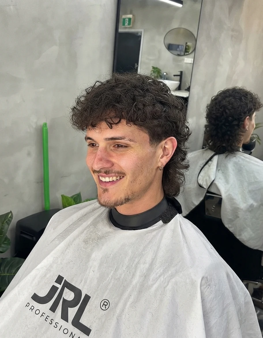 Modern Mullet with Taper