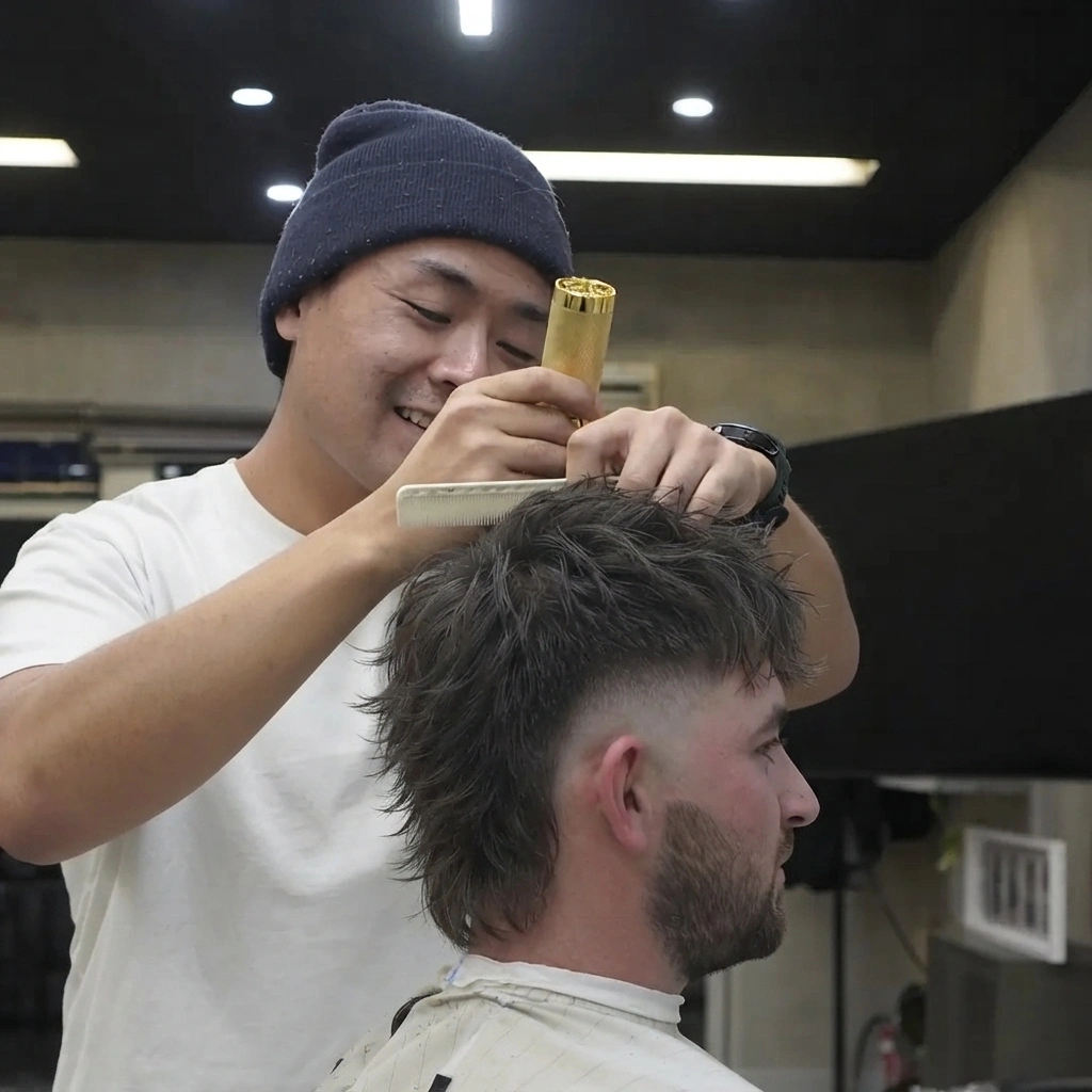 The Fade & Scissor Cut